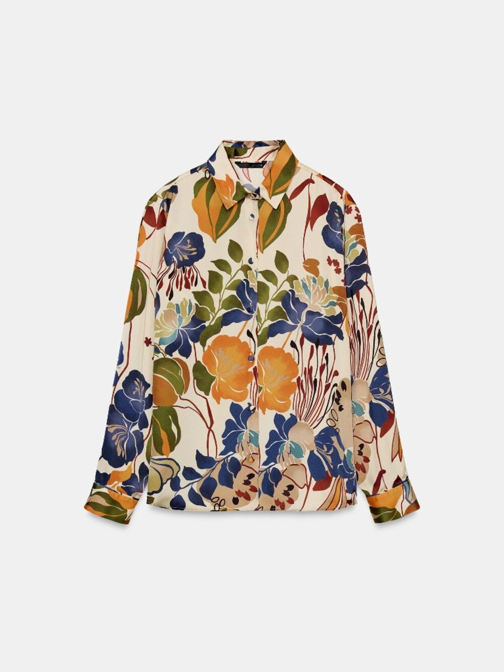 Zara XS Satin Blouse